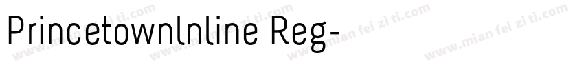 Princetownlnline Reg字体转换